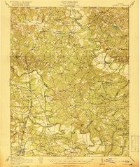 Doswell Virginia Historical topographic map, 1:62500 scale, 15 X 15 Minute, Year 1918