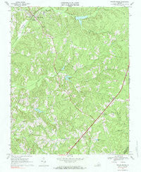 Drakes Branch Virginia Historical topographic map, 1:24000 scale, 7.5 X 7.5 Minute, Year 1968