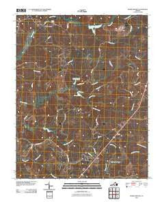 Drakes Branch Virginia Historical topographic map, 1:24000 scale, 7.5 X 7.5 Minute, Year 2010