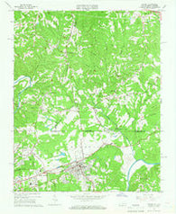 Draper North Carolina Historical topographic map, 1:24000 scale, 7.5 X 7.5 Minute, Year 1965