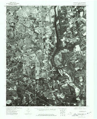 Drewrys Bluff Virginia Historical topographic map, 1:24000 scale, 7.5 X 7.5 Minute, Year 1974