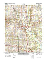Drewrys Bluff Virginia Historical topographic map, 1:24000 scale, 7.5 X 7.5 Minute, Year 2013