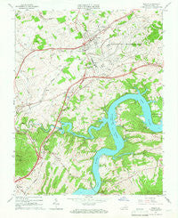 Dublin Virginia Historical topographic map, 1:24000 scale, 7.5 X 7.5 Minute, Year 1965