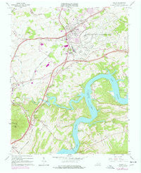 Dublin Virginia Historical topographic map, 1:24000 scale, 7.5 X 7.5 Minute, Year 1965
