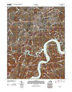 Dublin Virginia Historical topographic map, 1:24000 scale, 7.5 X 7.5 Minute, Year 2010