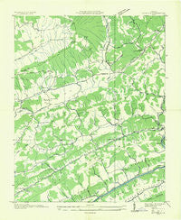Duffield Virginia Historical topographic map, 1:24000 scale, 7.5 X 7.5 Minute, Year 1935