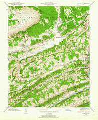 Duffield Virginia Historical topographic map, 1:24000 scale, 7.5 X 7.5 Minute, Year 1947