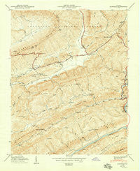 Duffield Virginia Historical topographic map, 1:24000 scale, 7.5 X 7.5 Minute, Year 1950