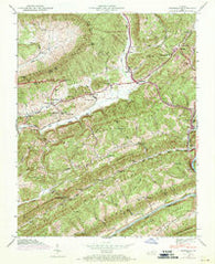 Duffield Virginia Historical topographic map, 1:24000 scale, 7.5 X 7.5 Minute, Year 1947