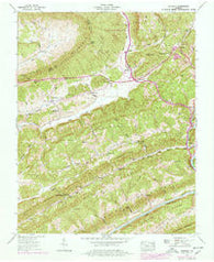 Duffield Virginia Historical topographic map, 1:24000 scale, 7.5 X 7.5 Minute, Year 1947