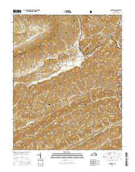 Duffield Virginia Current topographic map, 1:24000 scale, 7.5 X 7.5 Minute, Year 2016