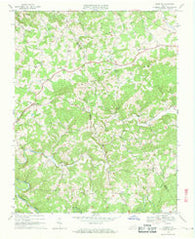Dugspur Virginia Historical topographic map, 1:24000 scale, 7.5 X 7.5 Minute, Year 1968