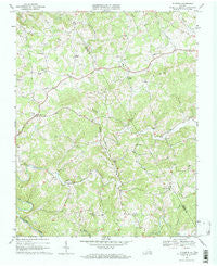 Dugspur Virginia Historical topographic map, 1:24000 scale, 7.5 X 7.5 Minute, Year 1968