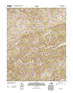 Dugspur Virginia Historical topographic map, 1:24000 scale, 7.5 X 7.5 Minute, Year 2013