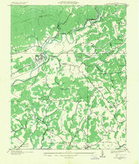 Dungannon Virginia Historical topographic map, 1:24000 scale, 7.5 X 7.5 Minute, Year 1935