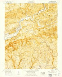 Dungannon Virginia Historical topographic map, 1:24000 scale, 7.5 X 7.5 Minute, Year 1957
