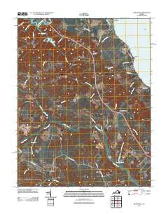 Dunnsville Virginia Historical topographic map, 1:24000 scale, 7.5 X 7.5 Minute, Year 2011