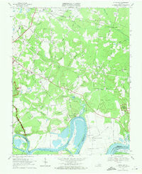 Dutch Gap Virginia Historical topographic map, 1:24000 scale, 7.5 X 7.5 Minute, Year 1969