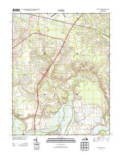 Dutch Gap Virginia Historical topographic map, 1:24000 scale, 7.5 X 7.5 Minute, Year 2013