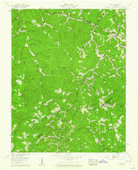 Duty Virginia Historical topographic map, 1:24000 scale, 7.5 X 7.5 Minute, Year 1958