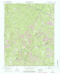 Duty Virginia Historical topographic map, 1:24000 scale, 7.5 X 7.5 Minute, Year 1958