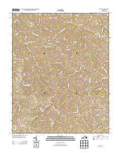 Duty Virginia Historical topographic map, 1:24000 scale, 7.5 X 7.5 Minute, Year 2013