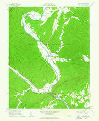 Eagle Rock Virginia Historical topographic map, 1:24000 scale, 7.5 X 7.5 Minute, Year 1962