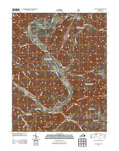 Eagle Rock Virginia Historical topographic map, 1:24000 scale, 7.5 X 7.5 Minute, Year 2011