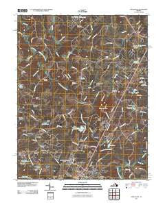 Earlysville Virginia Historical topographic map, 1:24000 scale, 7.5 X 7.5 Minute, Year 2011