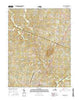 Earlysville Virginia Current topographic map, 1:24000 scale, 7.5 X 7.5 Minute, Year 2016