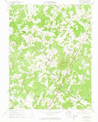 Earlysville Virginia Historical topographic map, 1:24000 scale, 7.5 X 7.5 Minute, Year 1965