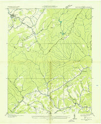 East Stone Gap Virginia Historical topographic map, 1:24000 scale, 7.5 X 7.5 Minute, Year 1935