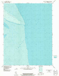 East of Deltaville Virginia Historical topographic map, 1:24000 scale, 7.5 X 7.5 Minute, Year 1986