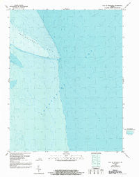 East of Deltaville Virginia Historical topographic map, 1:24000 scale, 7.5 X 7.5 Minute, Year 1986