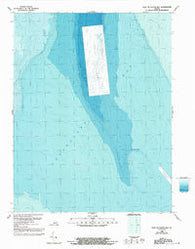 East of Fleets Bay Virginia Historical topographic map, 1:24000 scale, 7.5 X 7.5 Minute, Year 1986