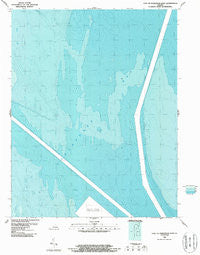 East of Poquoson East Virginia Historical topographic map, 1:24000 scale, 7.5 X 7.5 Minute, Year 1986