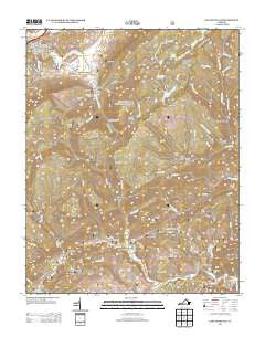 East Stone Gap Virginia Historical topographic map, 1:24000 scale, 7.5 X 7.5 Minute, Year 2013