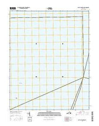 East of Hampton Virginia Current topographic map, 1:24000 scale, 7.5 X 7.5 Minute, Year 2016