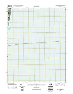 East of Reedville Virginia Historical topographic map, 1:24000 scale, 7.5 X 7.5 Minute, Year 2011