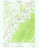Edinburg Virginia Historical topographic map, 1:24000 scale, 7.5 X 7.5 Minute, Year 1966