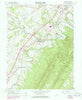 Edinburg Virginia Historical topographic map, 1:24000 scale, 7.5 X 7.5 Minute, Year 1966