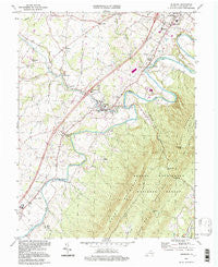 Edinburg Virginia Historical topographic map, 1:24000 scale, 7.5 X 7.5 Minute, Year 1994