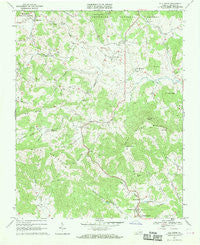 Elk Creek Virginia Historical topographic map, 1:24000 scale, 7.5 X 7.5 Minute, Year 1967