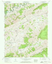 Elk Garden Virginia Historical topographic map, 1:24000 scale, 7.5 X 7.5 Minute, Year 1958