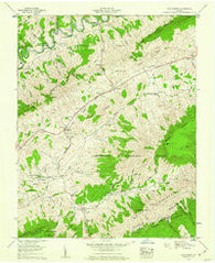 Elk Garden Virginia Historical topographic map, 1:24000 scale, 7.5 X 7.5 Minute, Year 1958
