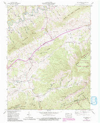 Elk Garden Virginia Historical topographic map, 1:24000 scale, 7.5 X 7.5 Minute, Year 1958