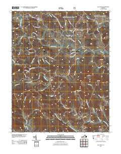 Elk Creek Virginia Historical topographic map, 1:24000 scale, 7.5 X 7.5 Minute, Year 2011