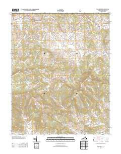 Elk Creek Virginia Historical topographic map, 1:24000 scale, 7.5 X 7.5 Minute, Year 2013