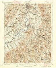 Elkton Virginia Historical topographic map, 1:62500 scale, 15 X 15 Minute, Year 1937