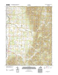 Elkton East Virginia Historical topographic map, 1:24000 scale, 7.5 X 7.5 Minute, Year 2013